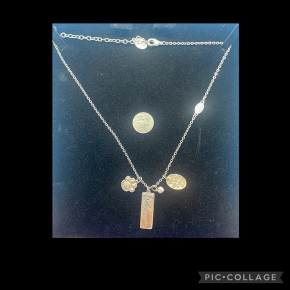 Inspirational Charm Necklace - Silver - Picture 4 of 4